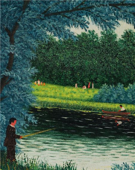 Camille Bombois | Camille Bombois (French, 1883-1970) La Varenne à