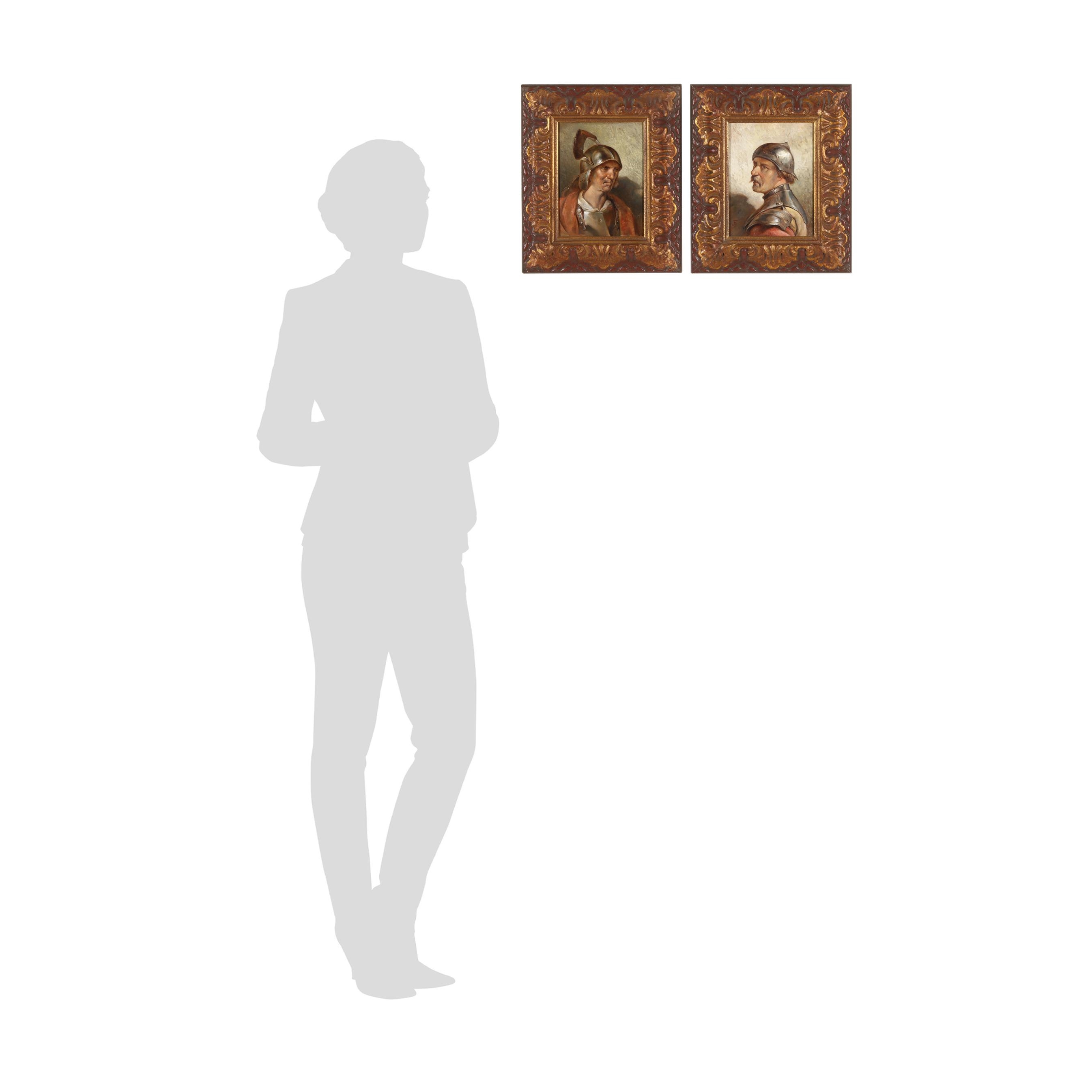 Frederick Weekes | Pair of Soldier Portraits | MutualArt