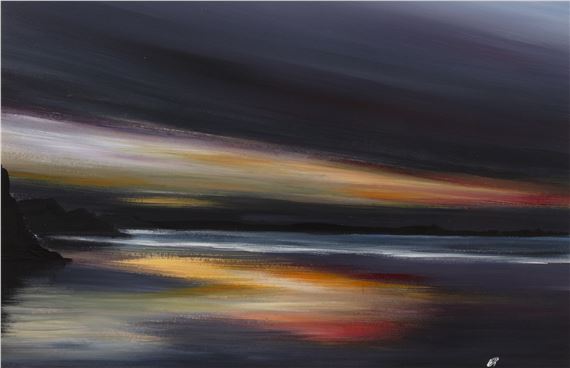 Winter sunset at Watergate Bay - Andy Pearce