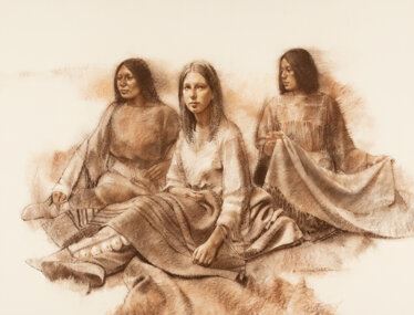 The Three Graces by William Whitaker, 1977