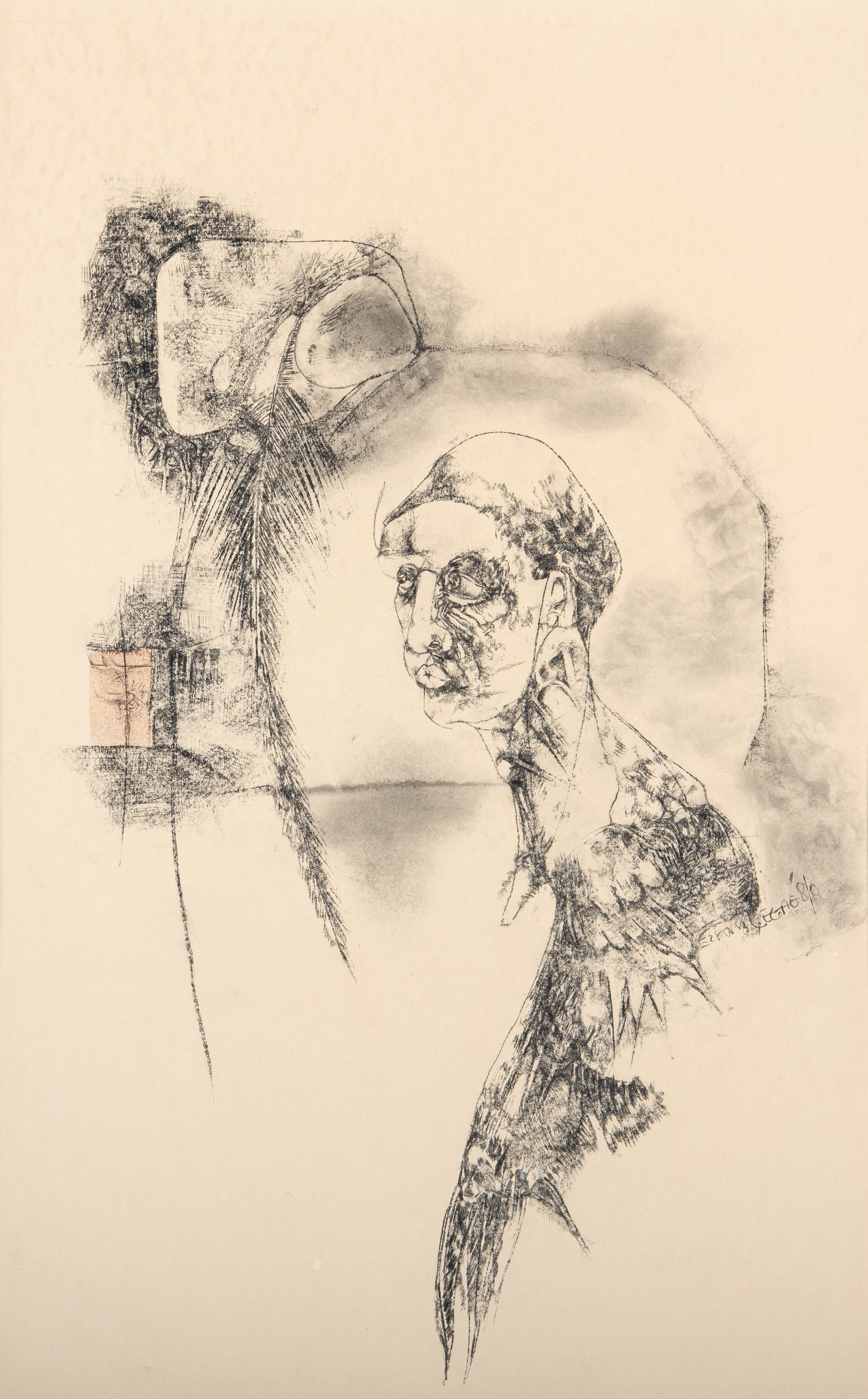 Ezrom Legae | ABSTRACT PORTRAIT (80) | MutualArt