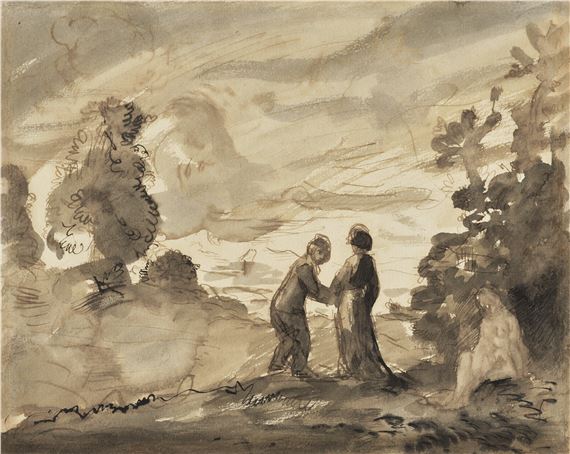 Three Figures in a Landscape