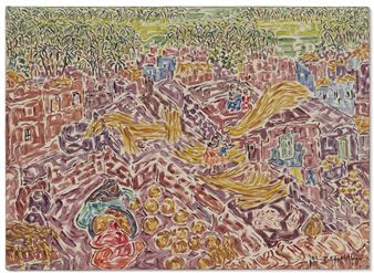 Akhmim Roofs - Inji Efflatoun