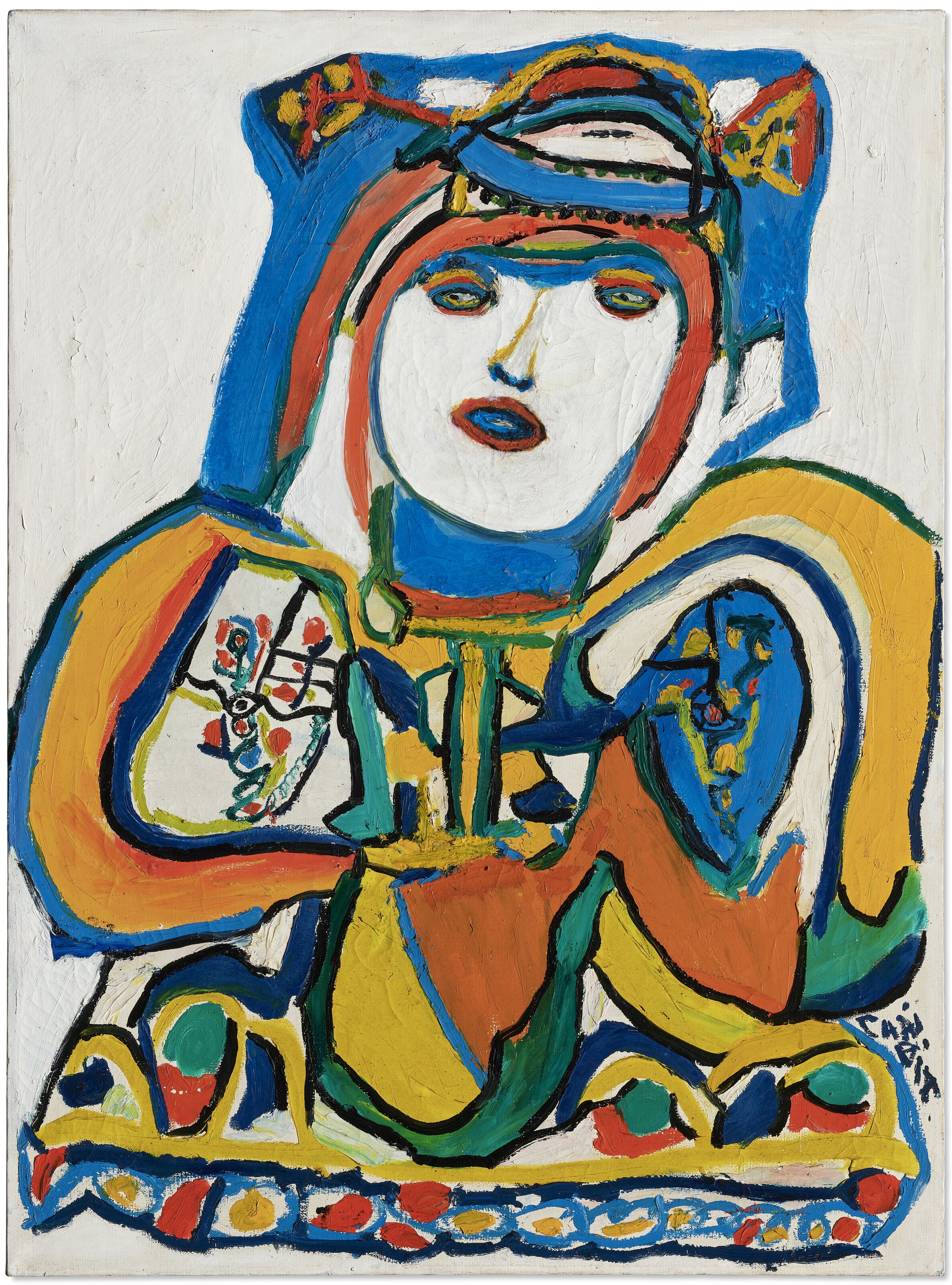 Artwork by Chaibia Tallal, ’Aǳܰܲ, Made of oil on canvas