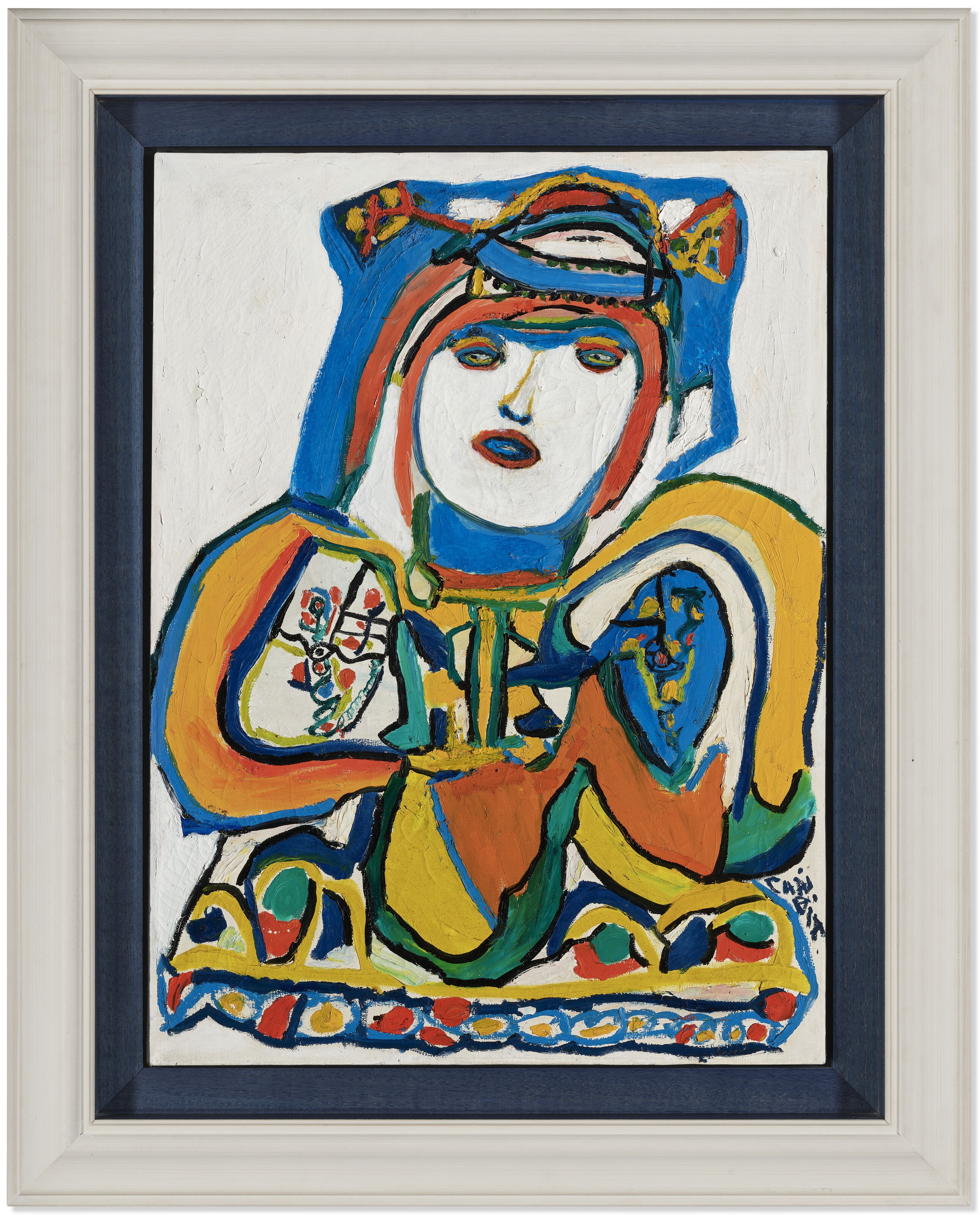 Artwork by Chaibia Tallal, ’Aǳܰܲ, Made of oil on canvas