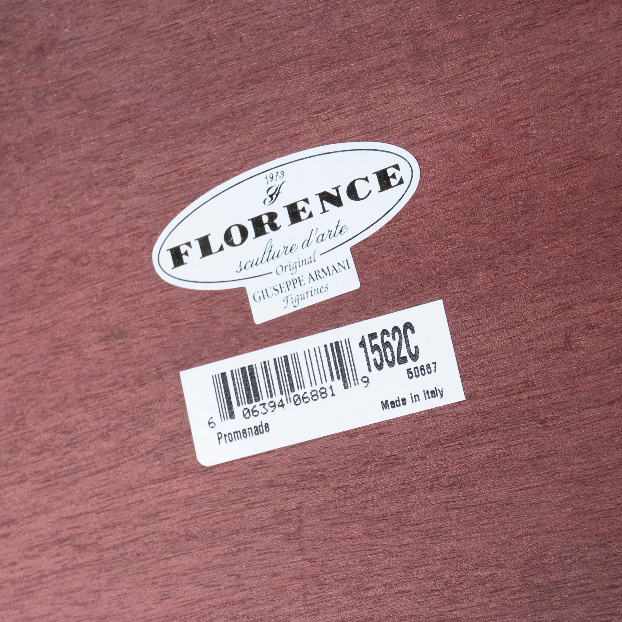 Artwork by Giuseppe Armani, Promenade, Made of porcelain figurine