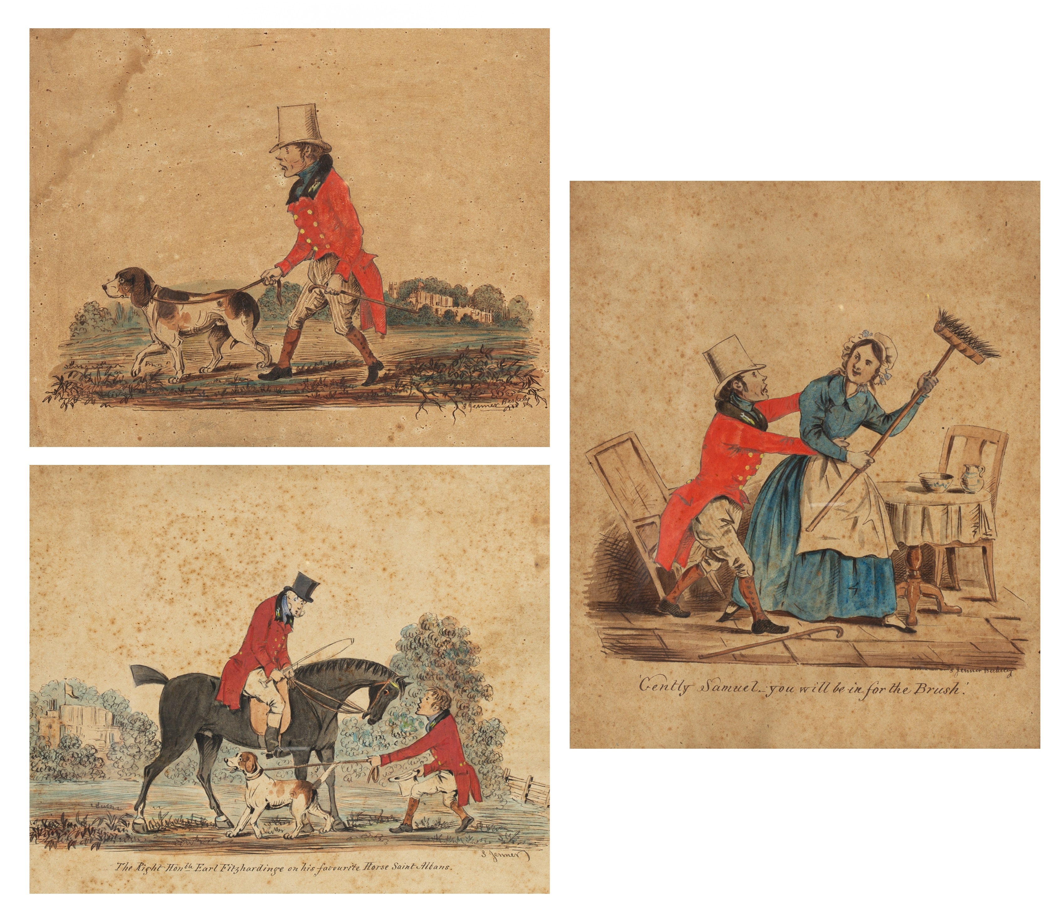 Artwork by Stephen Jenner, 25cm x 29cm (3, Made of watercolour