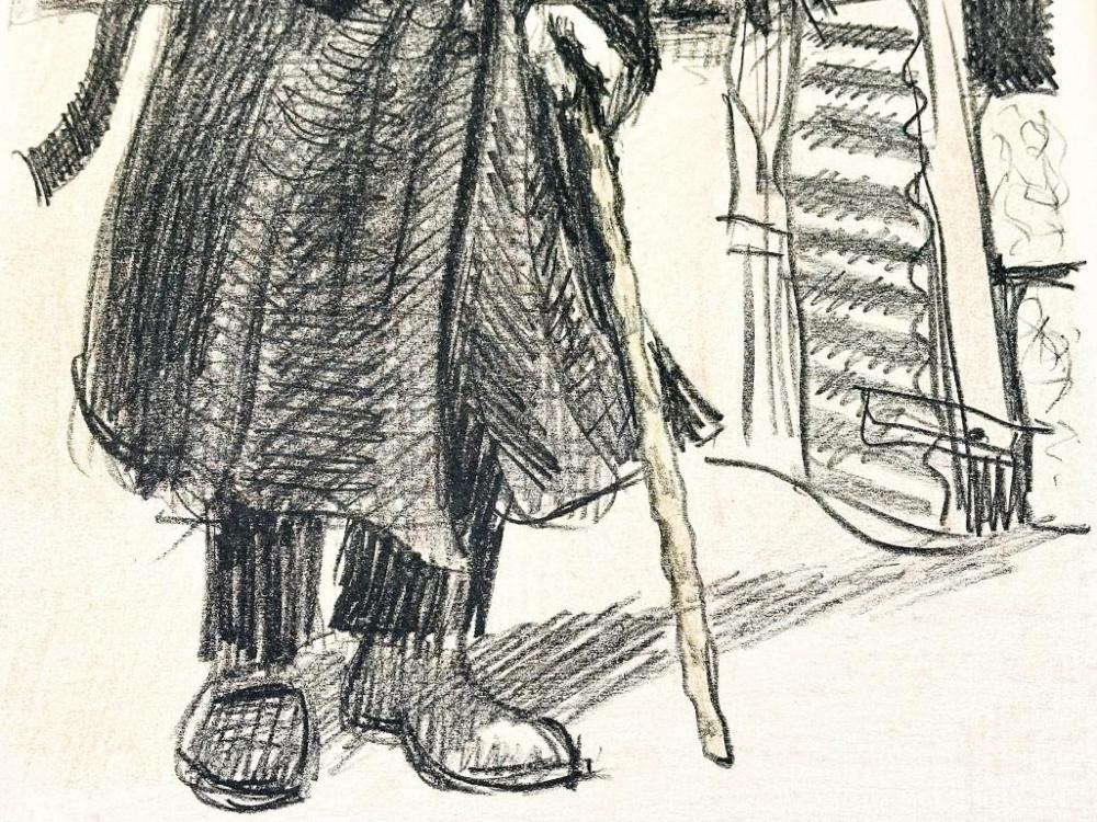 Artwork by S. Mandel, S. Mandel Lithograph Pencil Signed & Numbered 116/275, Made of Lithograph Pencil