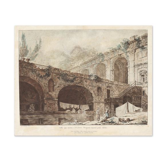 Hubert Robert | Villa Madame à Rome1778 (1778) | MutualArt