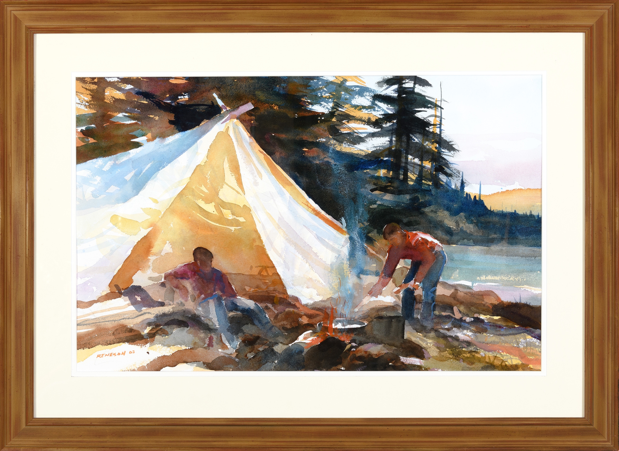 Chet Reneson | By the Campfire (2003) | MutualArt
