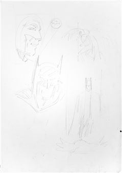 Study for Batman - Spartaco Ripa