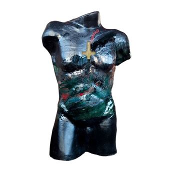 Nude with a cross - Marzena Uryszek