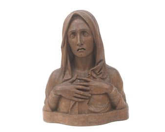 Beeld van een wenende Madonna - Alfred Craven