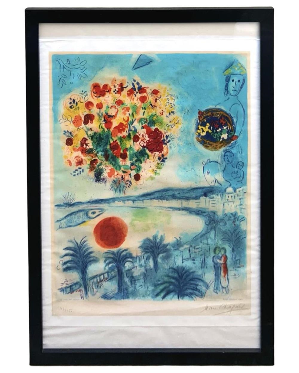 Marc Chagall | Marc Chagall Abstract Lithograph (1887) | MutualArt
