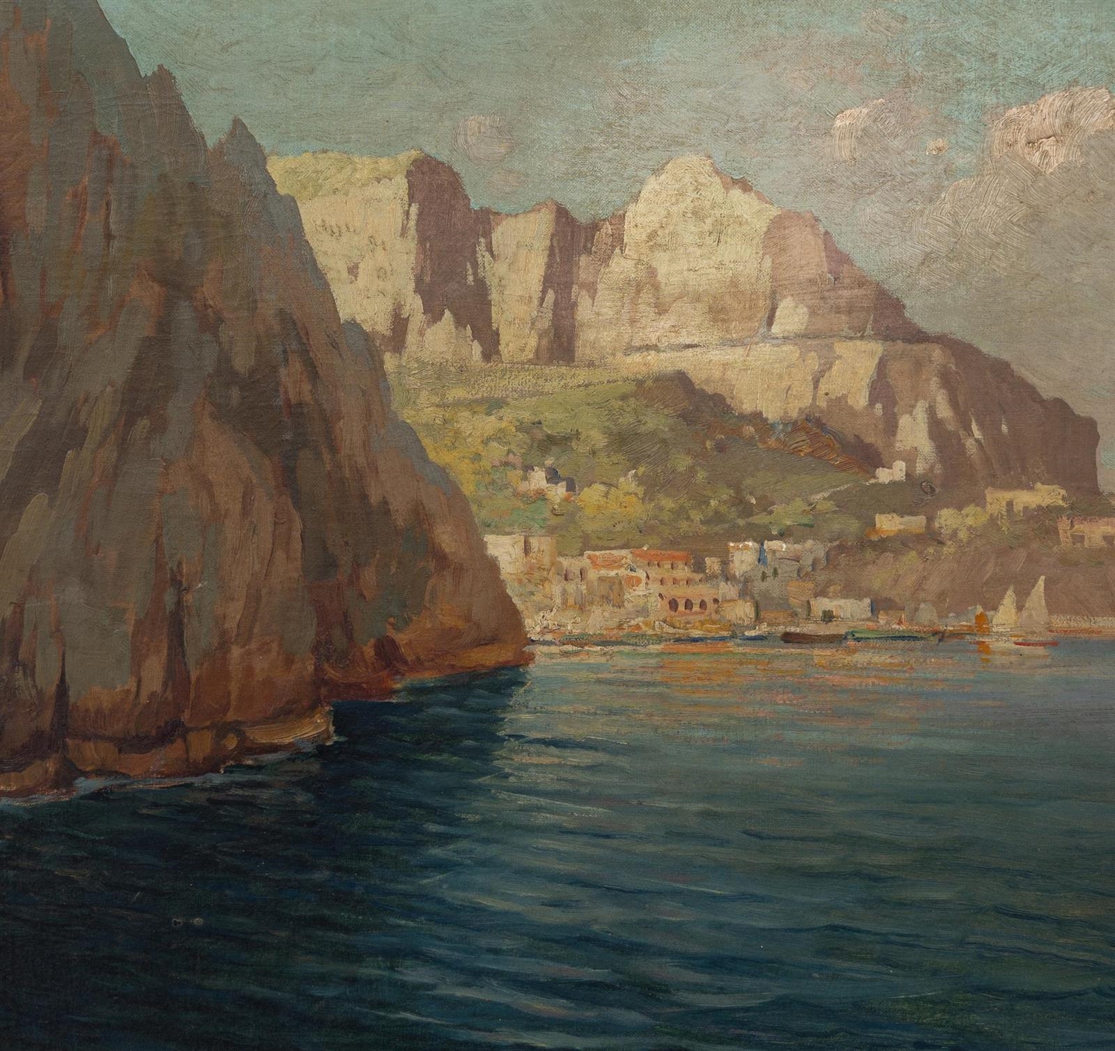 Artwork by Giordano, Capri, Made of olio su tela