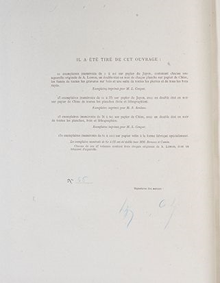 Artwork by Alexandre Lunois, Lot, Made of Original color lithographs