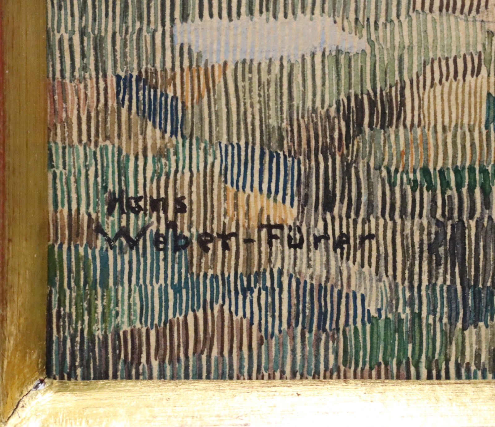 Artwork by Hans Furer, H. Weber-Furer Nude Watercolor, Made of watercolor on paper painting