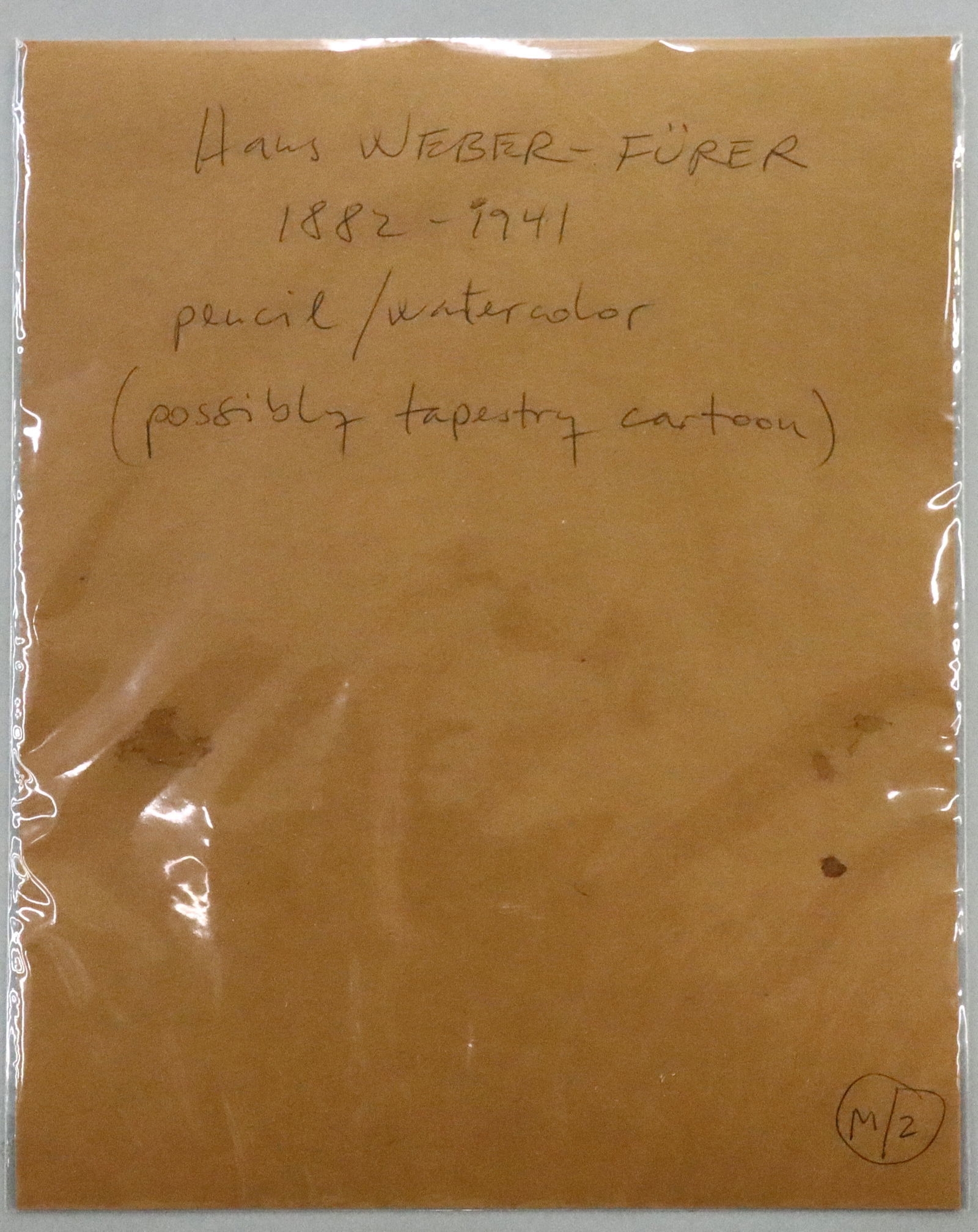 Artwork by Hans Furer, H. Weber-Furer Nude Watercolor, Made of watercolor on paper painting