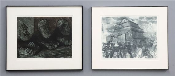 2 R. Weisberg Monoprints - Ruth Weisberg