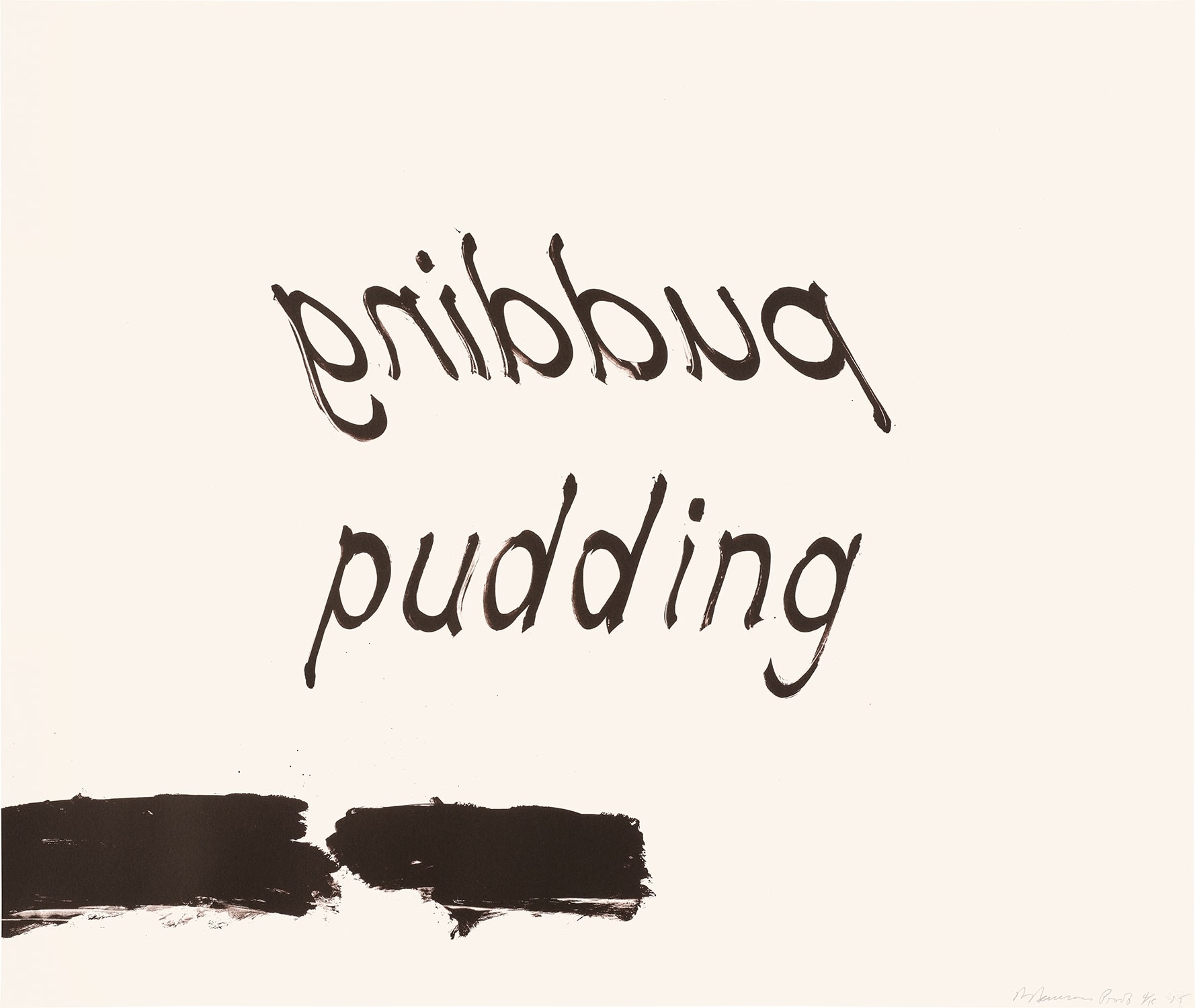 Bruce Nauman | Proof of Pudding, from Sundry Obras Nuevas (G. 605, C ...