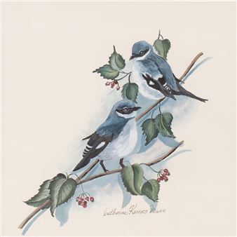 Blue Mountain Birds - Catherine Karnes Munn