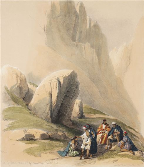 David Roberts | lithograph with later hand coloring | MutualArt