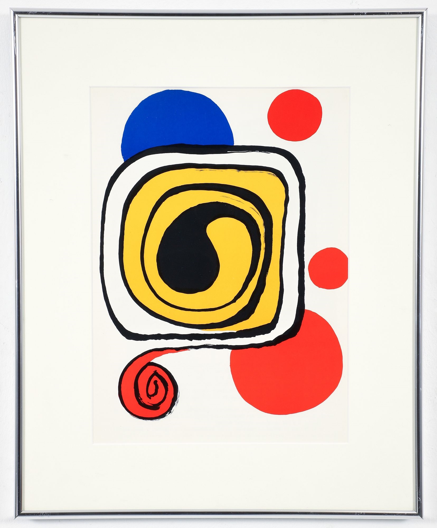 Alexander Calder | Primary Colors Abstract (1971) | MutualArt