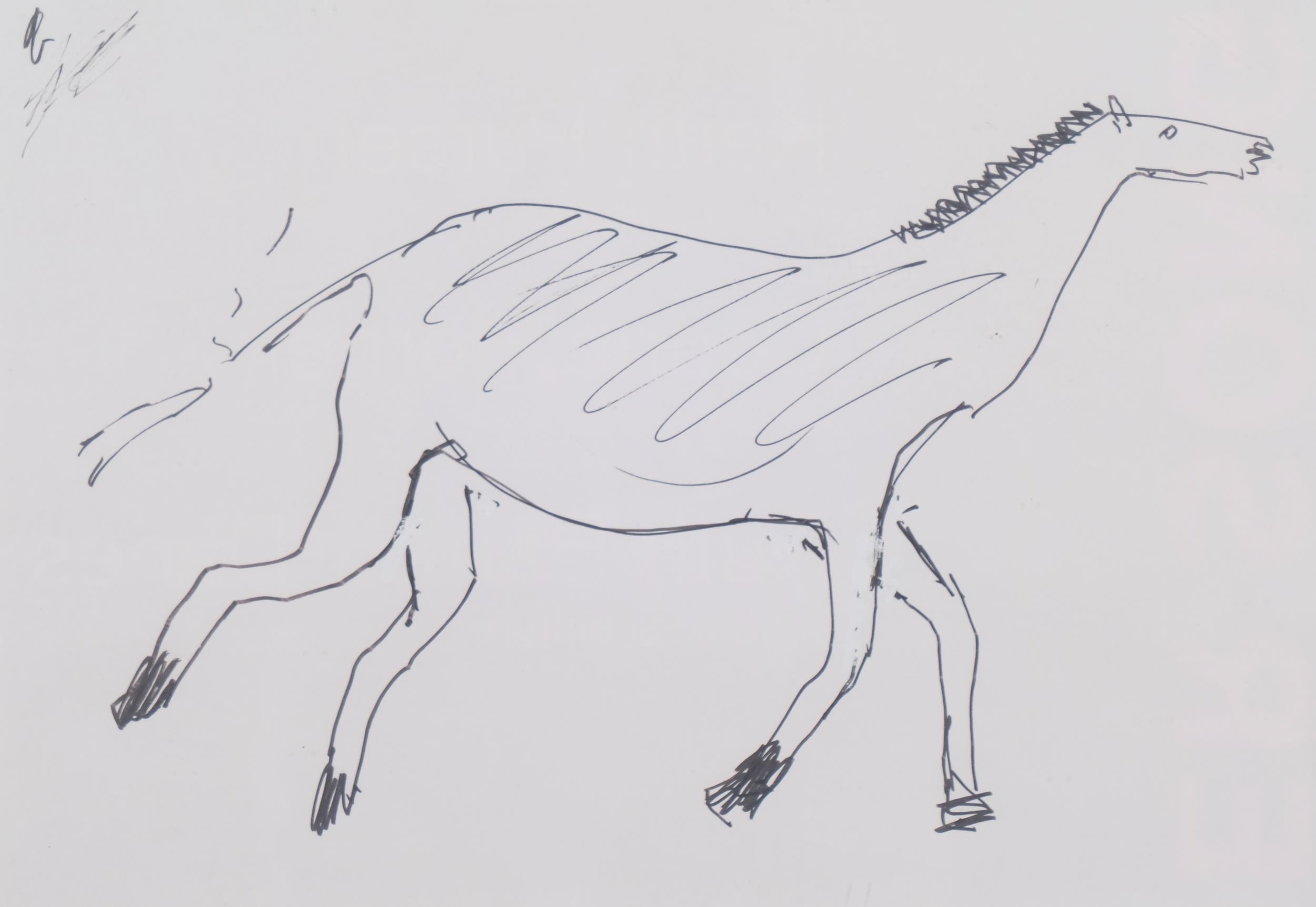 Kenneth Armitage | ink drawing (1997) | MutualArt