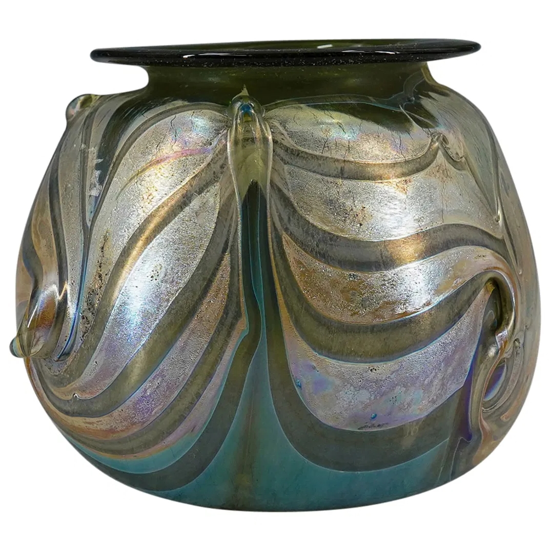 Artwork by J. Cook, Vase, Made of glass