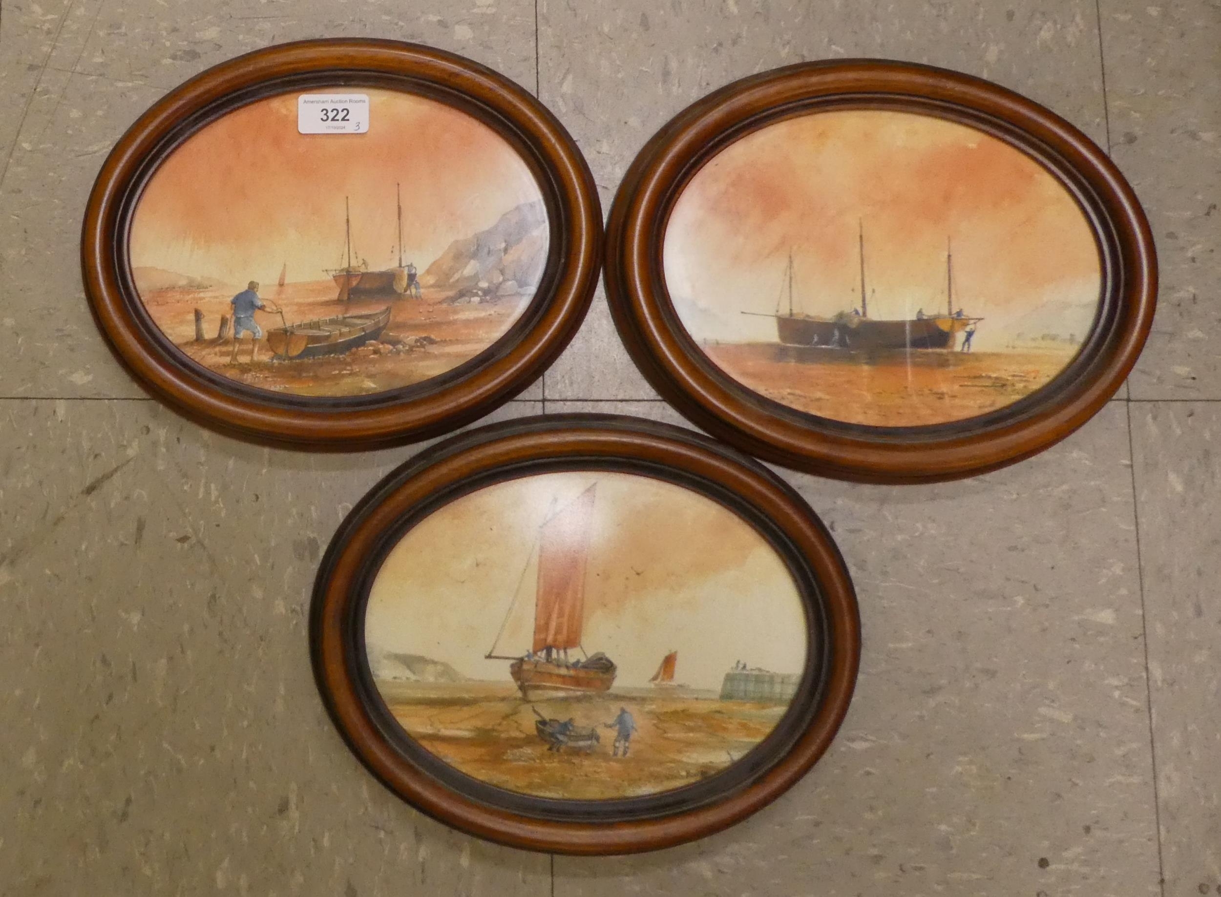 Ralph Howell | Ralph Howell - a series of three coastal scenes | MutualArt