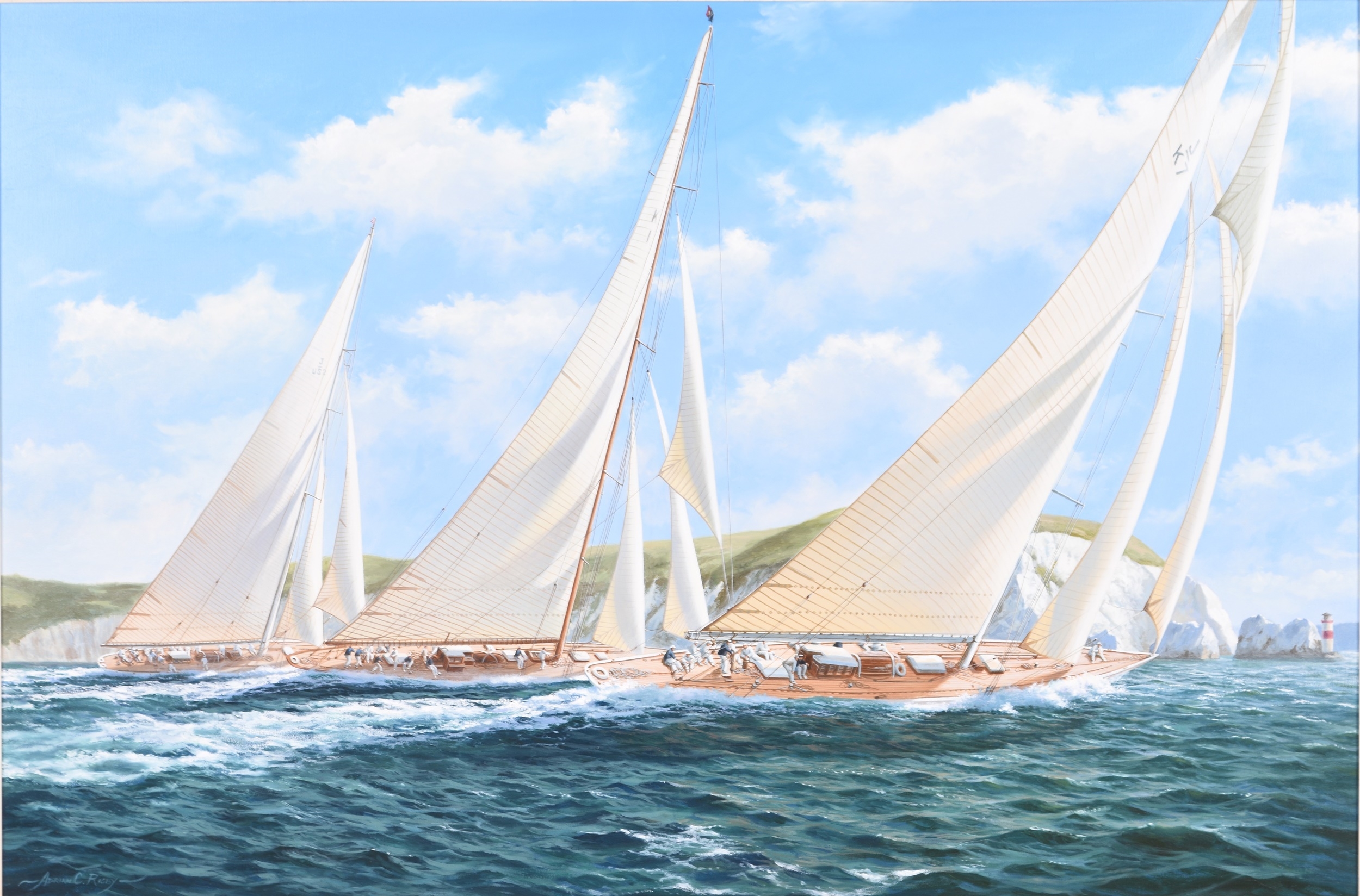 Adrian Rigby | Race to the Needles | MutualArt