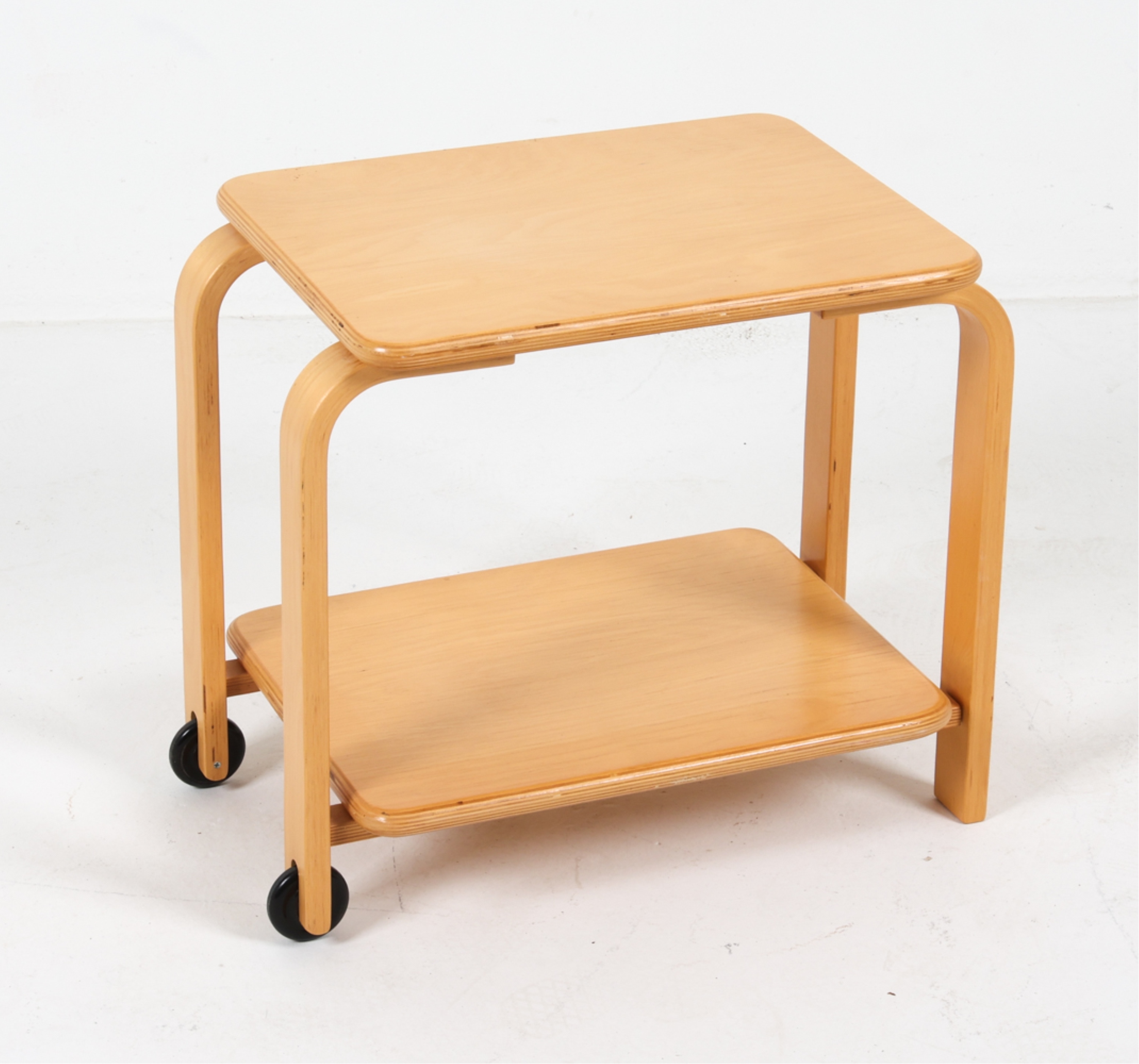 Artwork by Carina Bengs, BRUNABO' BEECH BAR CART BY CARINA BENGS, Made of BEECH