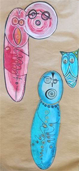 Petit bonhomme rouge de honte - Nice Art