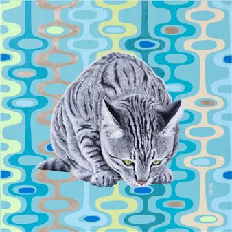 Gdzie strumyk płynie z wolna z cyklu Art DeKot , 2024 - Joanna Bojar-Antoniuk