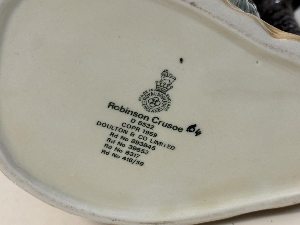 Robinson Crusoe 1959 ROYAL DOULTON ROBINSON CRUSOE CHARACTER JUG