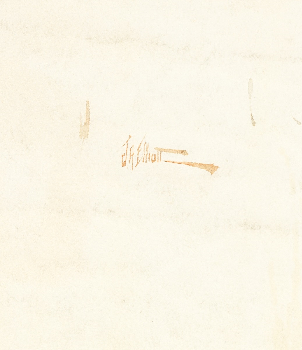 Artwork by J. Elliott, Sacrifice of Iphigenia, Made of Watercolor on paper