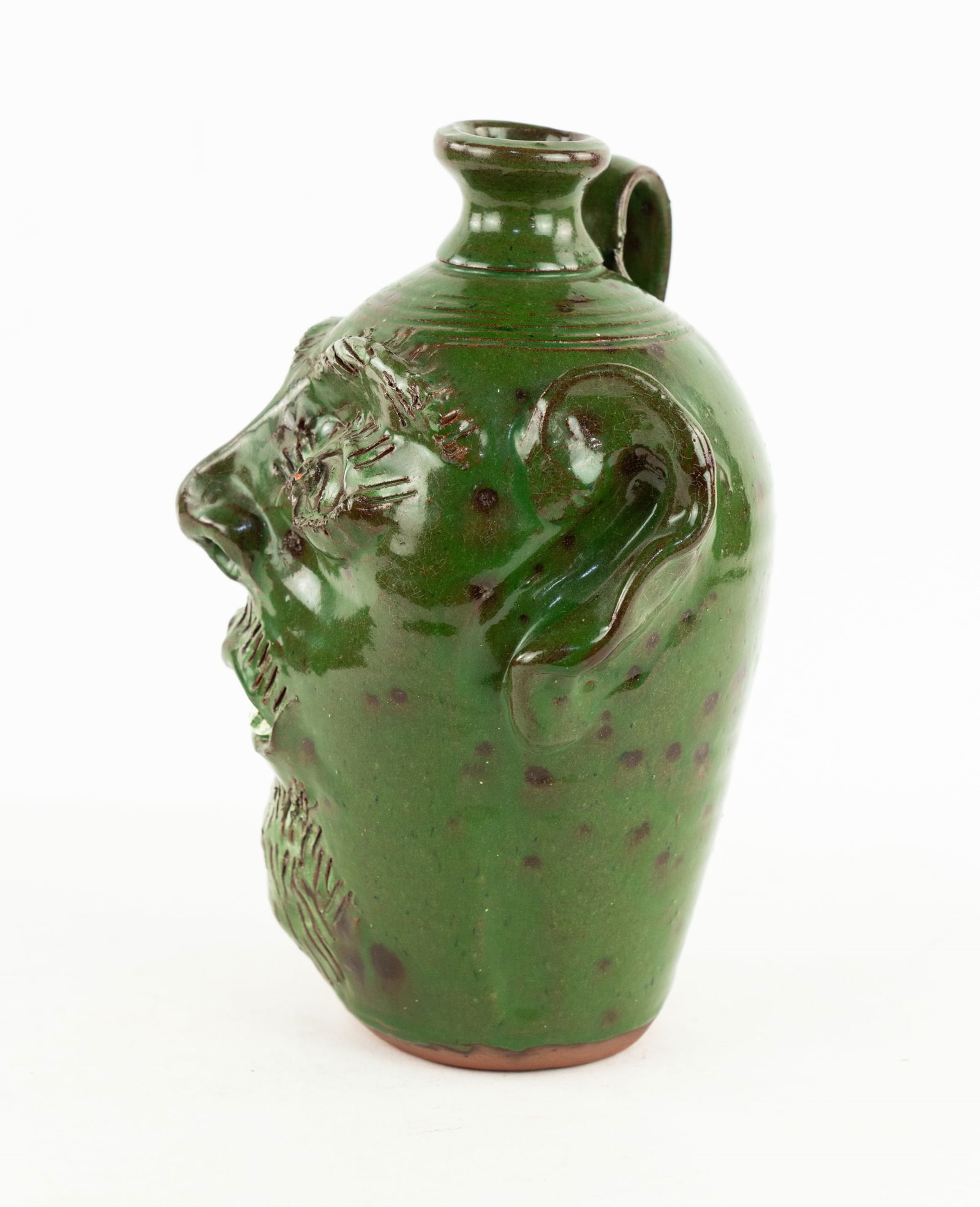 Artwork by Bobby Ferguson, Bobby Ferguson Face Jug Stoneware Pottery, Made of Stoneware Pottery
