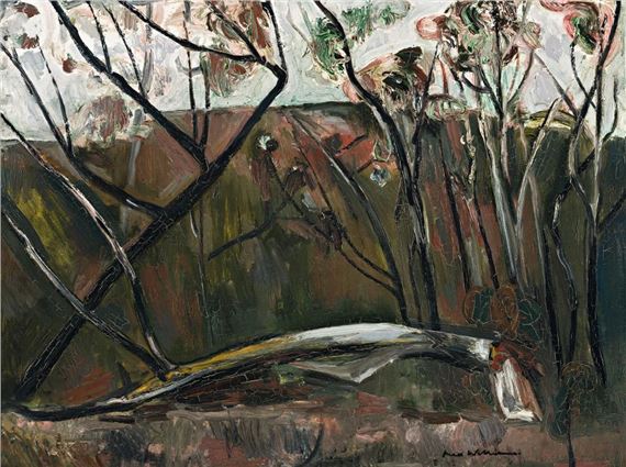 FALLEN TREE by Fred Williams, circa 1958