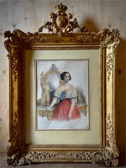 Marie-Alexandre Alophe | The Princess of Lucca Enhanced In a fine frame ...