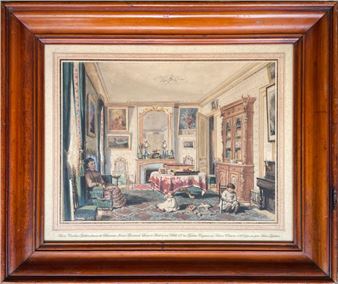 Marie-Caroline GUERRAND and her children - Henri Giddens