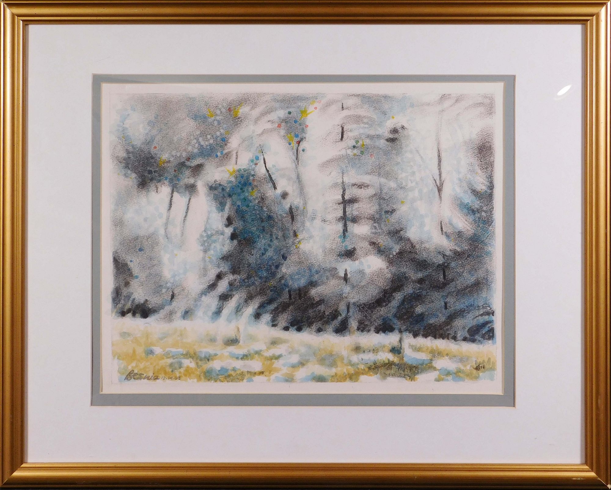 Artwork by Charles Ephraim Burchfield, Howard John Besnia, Ice Storm, Made of Watercolor o cold pressed paper