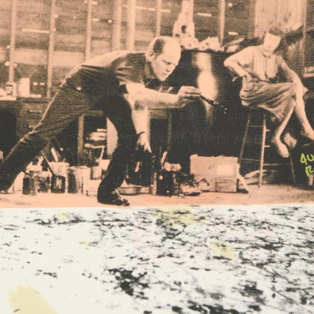 Daniel Funes | Jackson Pollock at Work One-of-a-Kind Hand Pulled ...