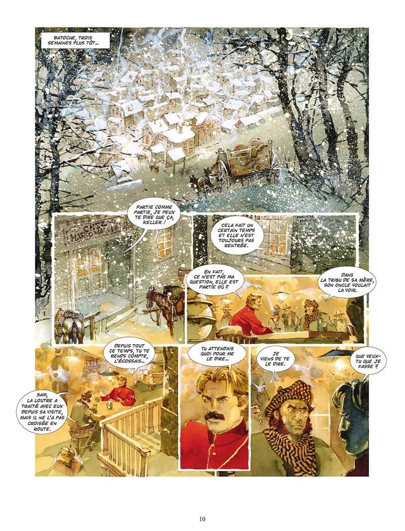 Artwork by Sergio Tisselli, Marqué par le diable , 2019, Made of watercolor and white lead on thin cardboard