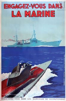 Engagez Vous Dans La Marine Sous Marin Roquin - Lot 863 - L. Haffner