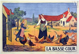 La Basse-Cour Bresse chicken ? - Lot 356 - Ferdinand Raffin