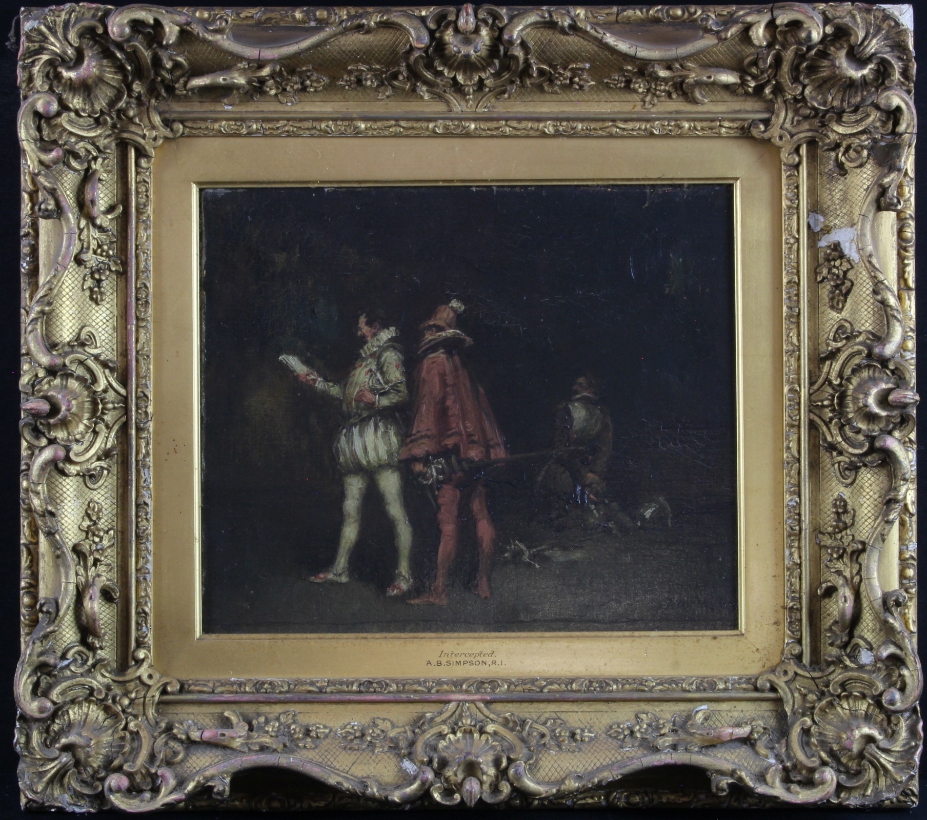 Alexander Brantingham Simpson | Gentlemen in Elizabethan attire | MutualArt