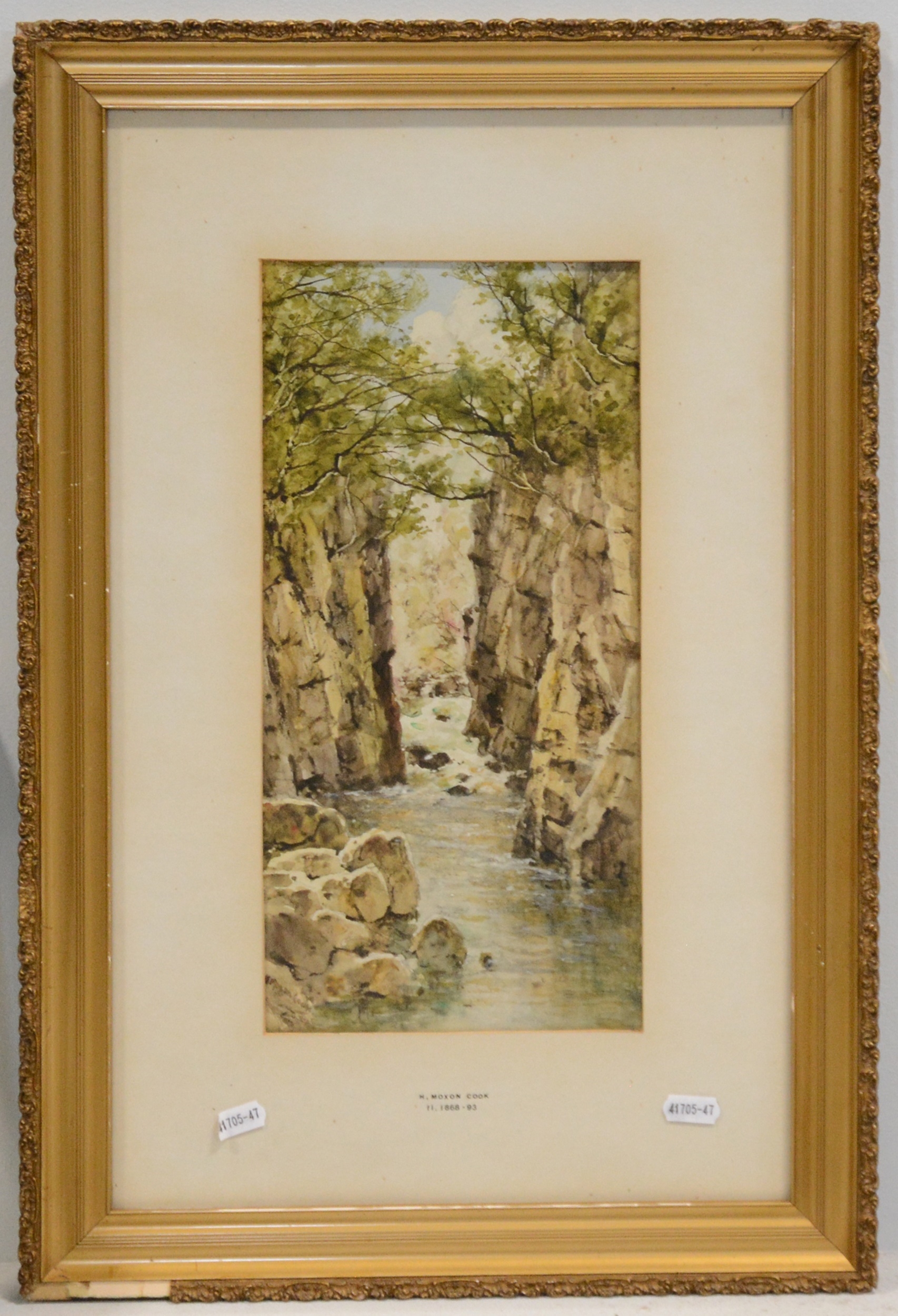 Herbert Moxon Cook | two landscape watercolours | MutualArt