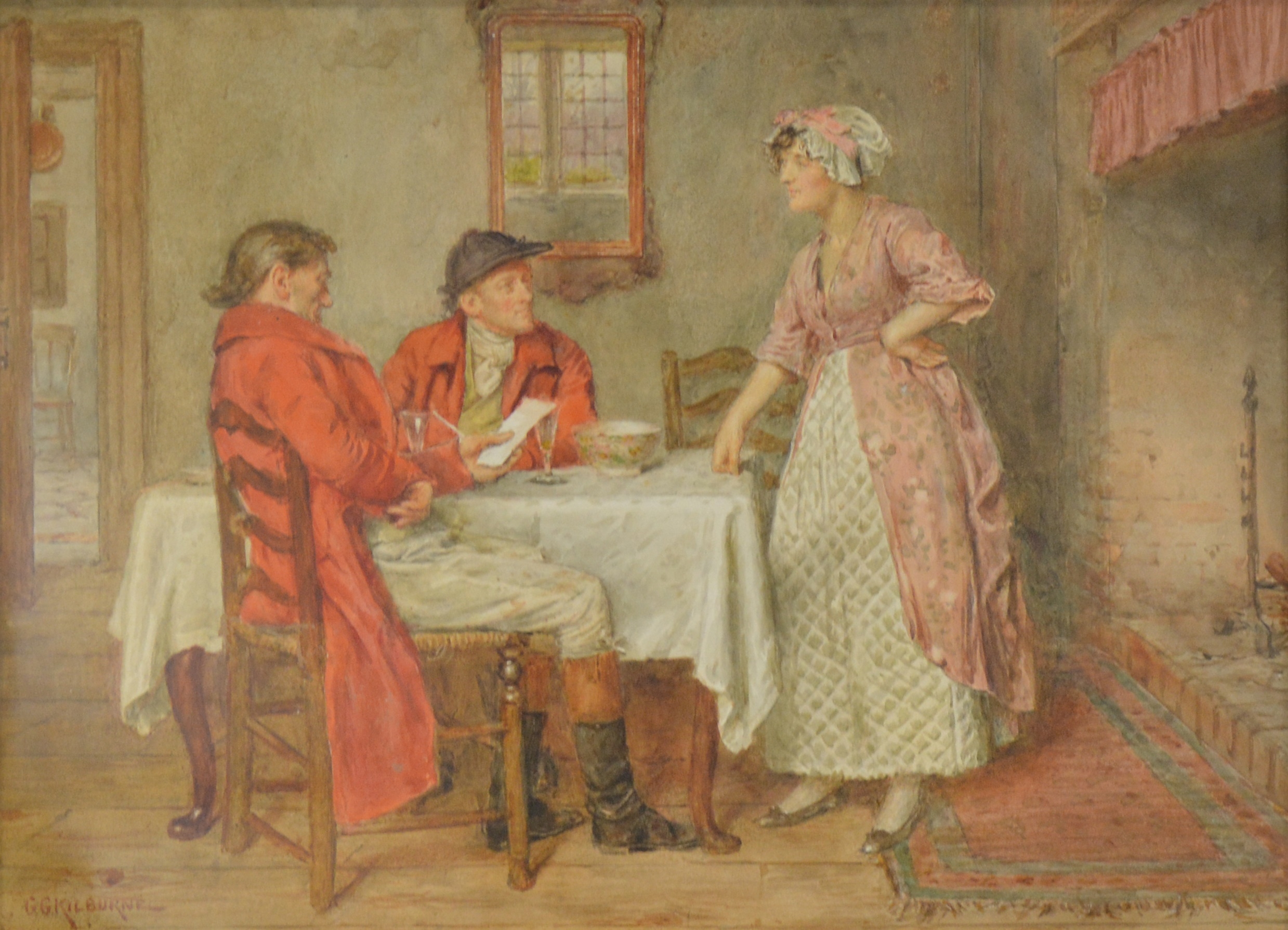 George Goodwin Kilburne | The Reckoning | MutualArt