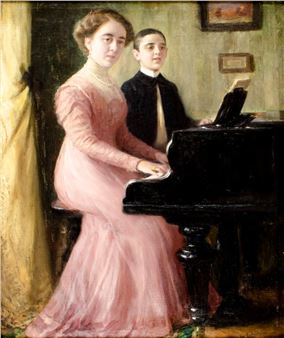 oil painting antique - Max Kurt