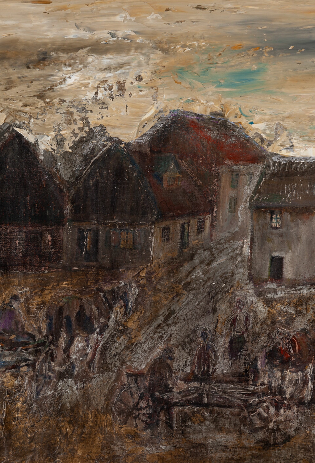 Artwork by Kazimierz Szemioth, Kazimierz Dolny, Made of oil/canvas